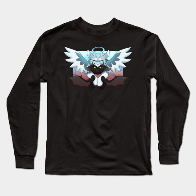 Angel & Demon Long Sleeve T-Shirt by Pikayu